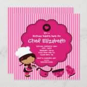 Het koken nodigt de uitnodigingen van de Partij va (Voorkant / Achterkant)