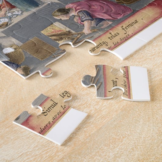 Het koken van de cocons om de chrysaliden te verni legpuzzel (Zijkant)