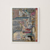 Het koken van de cocons om de chrysaliden te verni legpuzzel (Verticaal)