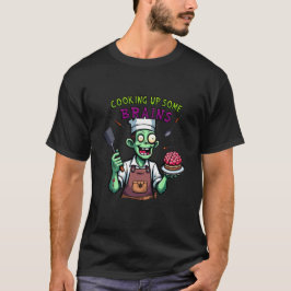 Het koken van een aantal hersenen trend cool Hallo T-shirt