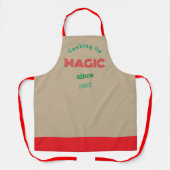 Het koken van magie sinds - khaki schort (Voorkant)