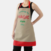 Het koken van magie sinds - khaki schort (Insitu)