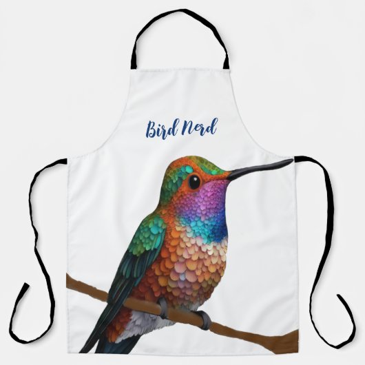 Het kolibrie schilderij van Allen Schort (Voorkant)