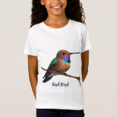Het kolibrie schilderij van Allen T-shirt (Voorkant)