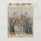 Het koloniale leger briefkaart (Voorkant)