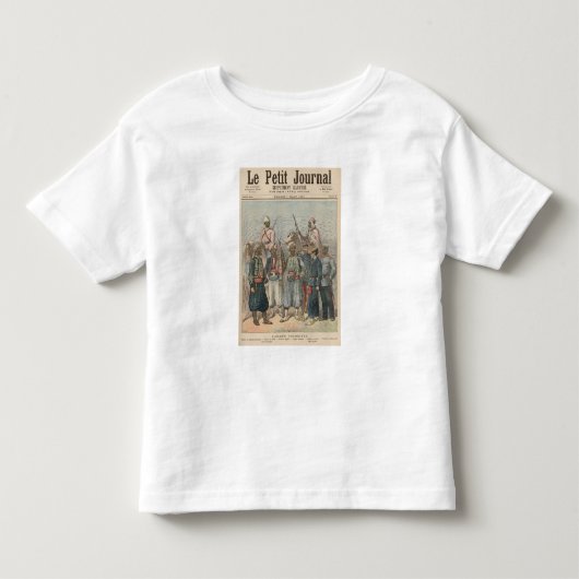 Het koloniale leger kinder shirts (Voorkant)