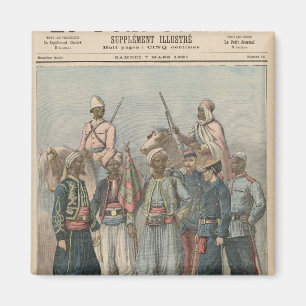 Het koloniale leger magneet