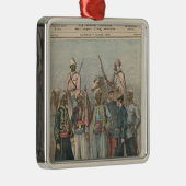 Het koloniale leger metalen ornament (Rechts)