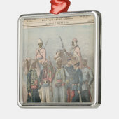 Het koloniale leger metalen ornament (Links)