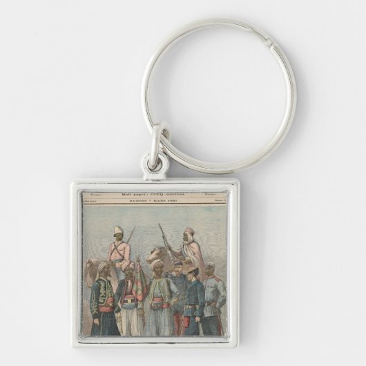 Het koloniale leger sleutelhanger (Voorkant)