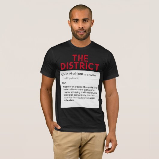 Het kolonialisme T-Shirt (Voorkant volledig)