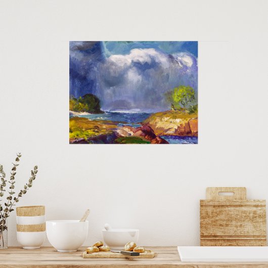 Het komende Storm | George Bellows | Poster (Keuken)