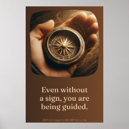Het kompas zonder naald poster