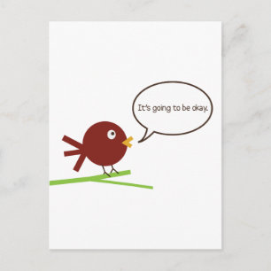 Het komt goed. briefkaart