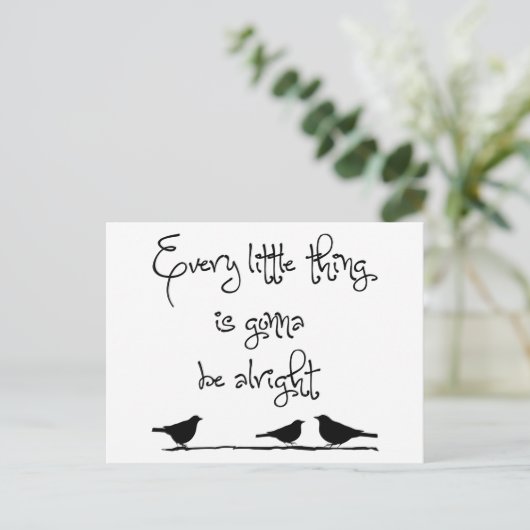 Het komt goed briefkaart (Staand voorkant)