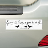 Het komt goed bumpersticker (Op auto)