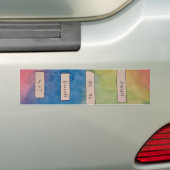 Het komt goed. bumpersticker (Op auto)