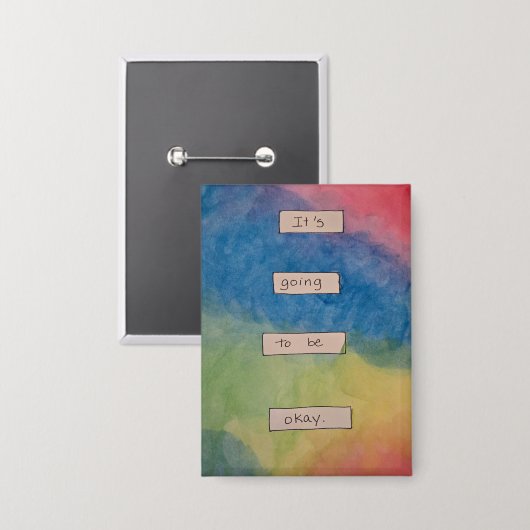 Het komt goed. button (Voorkant / Achterkant)