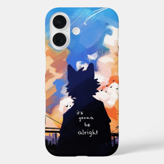 Het komt goed C Case-Mate iPhone Case (Achterkant)