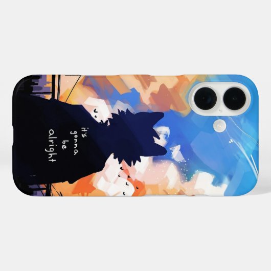 Het komt goed C Case-Mate iPhone Case (Achterkant (horizontaal))