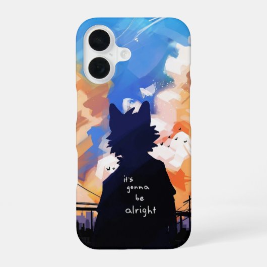 Het komt goed C iPhone 16 Hoesje (Achterkant)