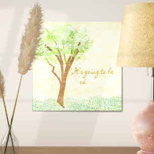 Het komt goed. foto afdruk