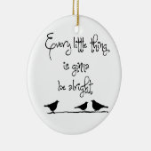 Het komt goed keramisch ornament (Rechts)