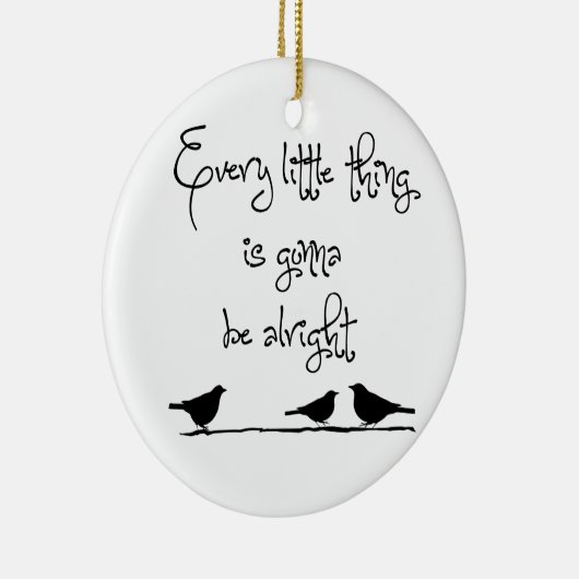 Het komt goed keramisch ornament (Rechts)