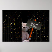 Het komt goed met Teddy Bear. Poster (Voorkant)