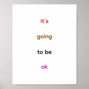 Het komt goed poster