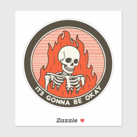 Het komt goed sticker (Vel)