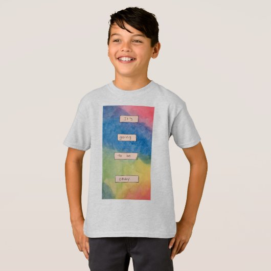 Het komt goed. t-shirt (Voorkant volledig)