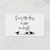 Het komt goed visitekaartje (Achterkant)