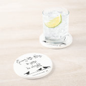 Het komt goed zandsteen onderzetter (Zijkant)