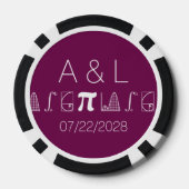 Het komt in wijn terecht poker chips (Achterkant)
