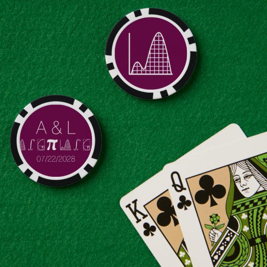 Het komt in wijn terecht poker chips (Pokertafel (Dubbel))
