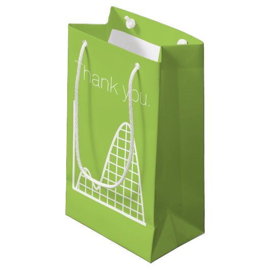 Het komt op in Peridot geschenkzak Klein Cadeauzakje (Voorkant Gekanteld)