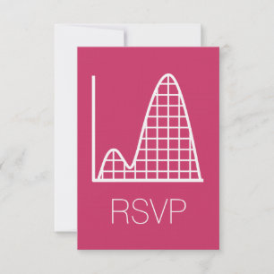 Het komt op in Raspberry RSVP-kaart RSVP Kaartje
