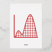 Het komt samen in Cherry Folie Invitation Uitnodiging (Achterkant)