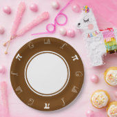 Het komt samen in chocoladepapier Bord (Feest)