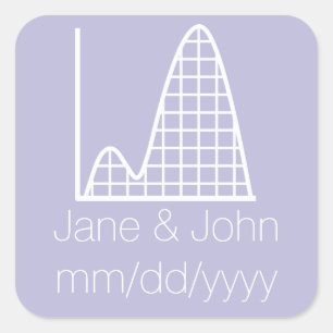 Het komt samen in lavendel Sticker
