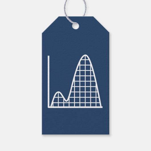 Het komt samen in Navy Gift Label Cadeaulabel (Voorkant)