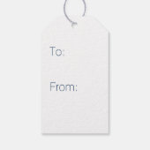 Het komt samen in Navy Gift Label Cadeaulabel (Achterkant)