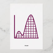 Het komt samen in Wine Folie Invitation Folie Uitnodiging (Achterkant)