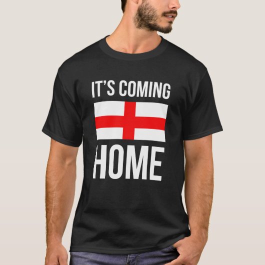 Het komt thuis Engeland WK-steun T-shirt (Voorkant)