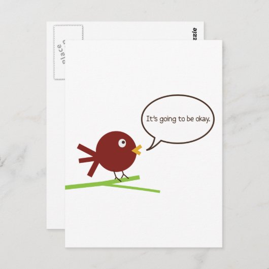 Het komt wel goed briefkaart (Voorkant / Achterkant)