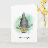 Het komt wel goed kaart (Gele Bloem)