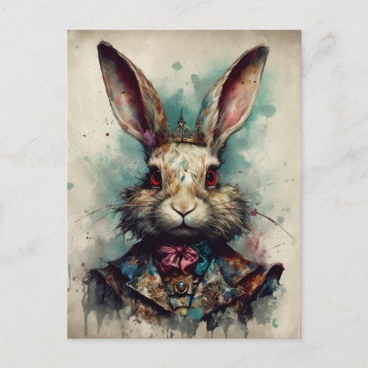 Het konijn briefkaart (Voorkant)