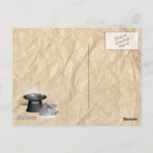 Het konijn en het Magische Pet Foto Lijst Briefkaart (Achterkant)