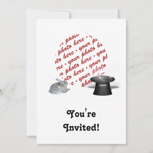 Het konijn en het Magische Pet Foto Lijst Kaart (Voorkant)